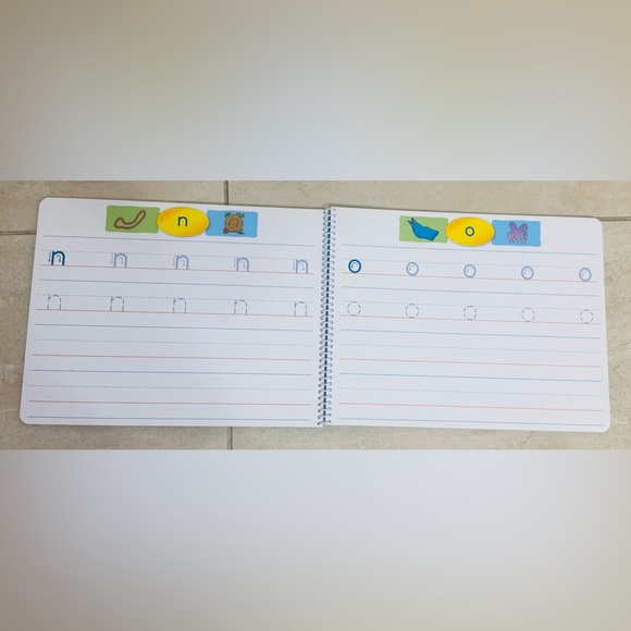 Lakeshore Double-Sided Board, Write & Wipe Thin-Line Markers, & Practice Books - Picture 6 of 15